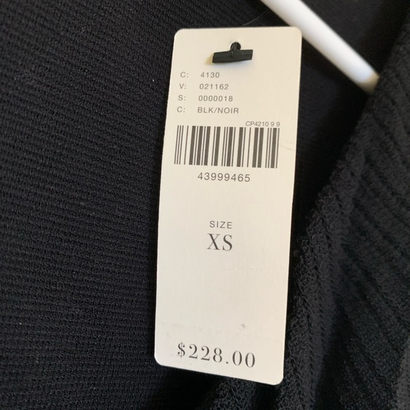 NWT Anthropologie tight black dress - Picture 7 of 8